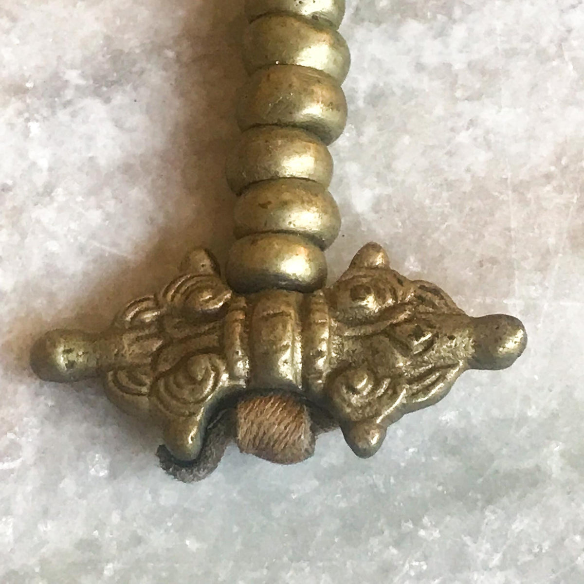 Antique Buddhist Moon &amp; Stars Bodhi Seed Mala