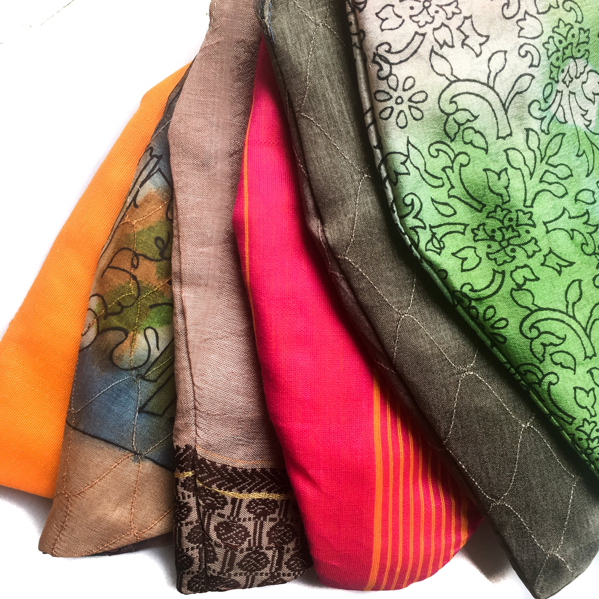 Japa Mala Prayer Bags From Recycled Saris by IndiOdyssey