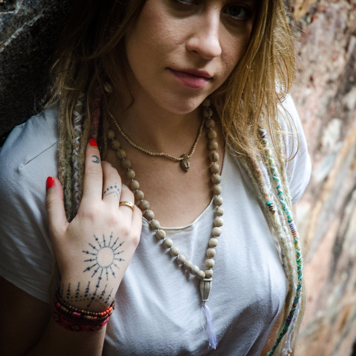 Lotus Feet Tulsi Kanthi Choker Necklace