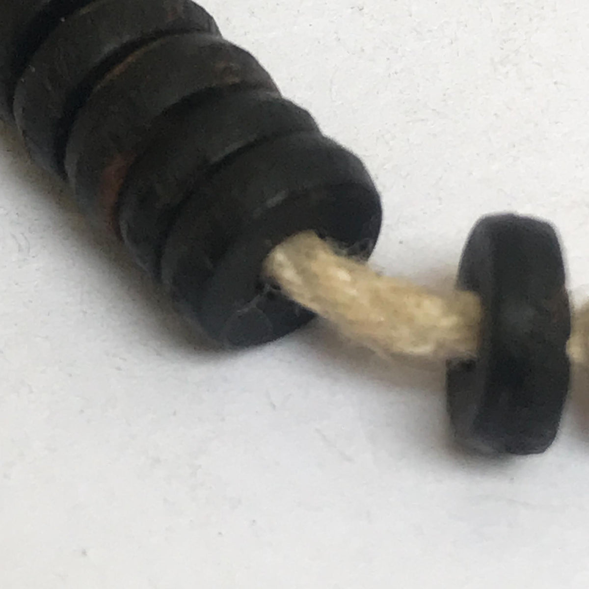 Coconut Shell 6.5mm Round Beads (1 stand)