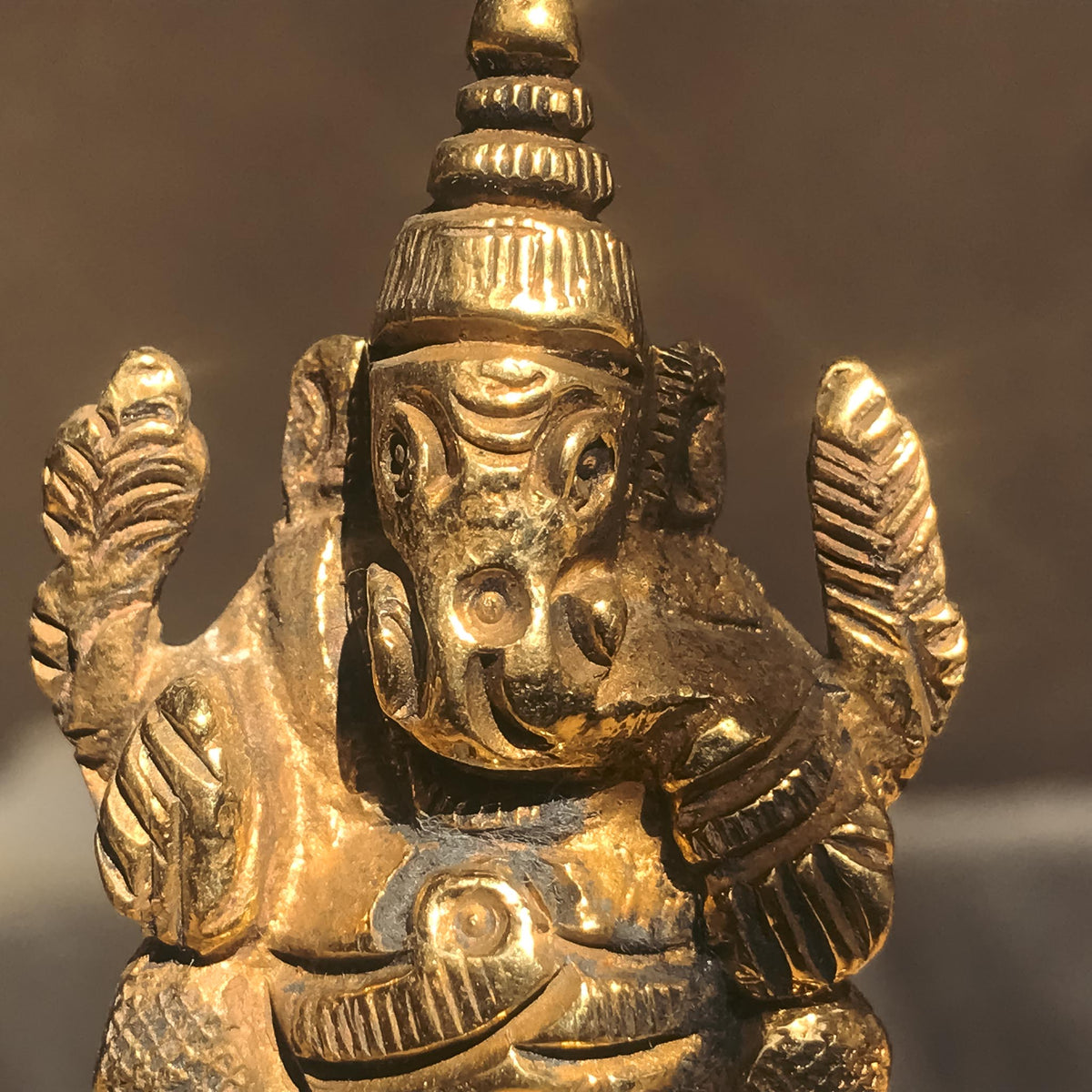 Small Brass Ganesh