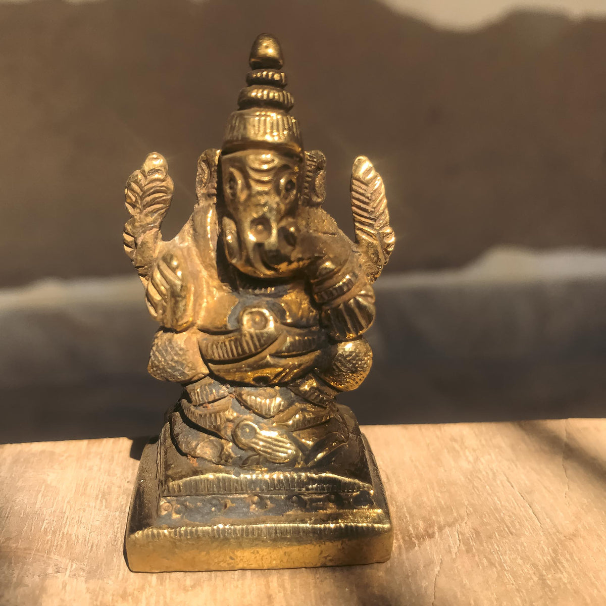 Small Brass Ganesh