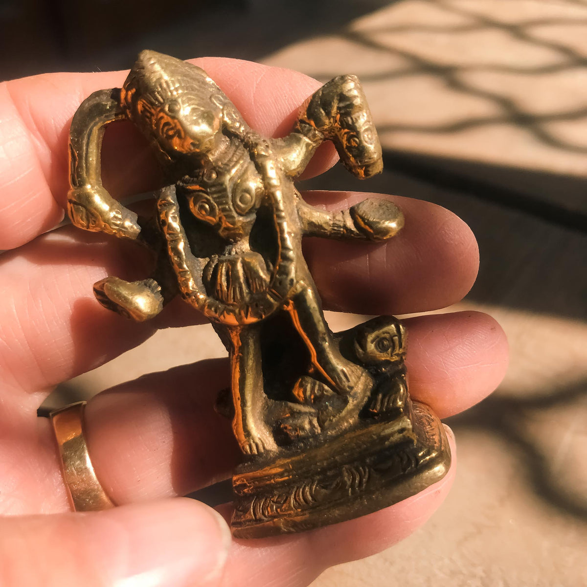 Small Brass Kali
