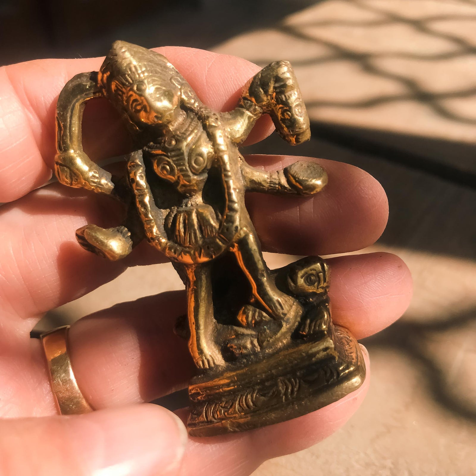 Small Brass Kali