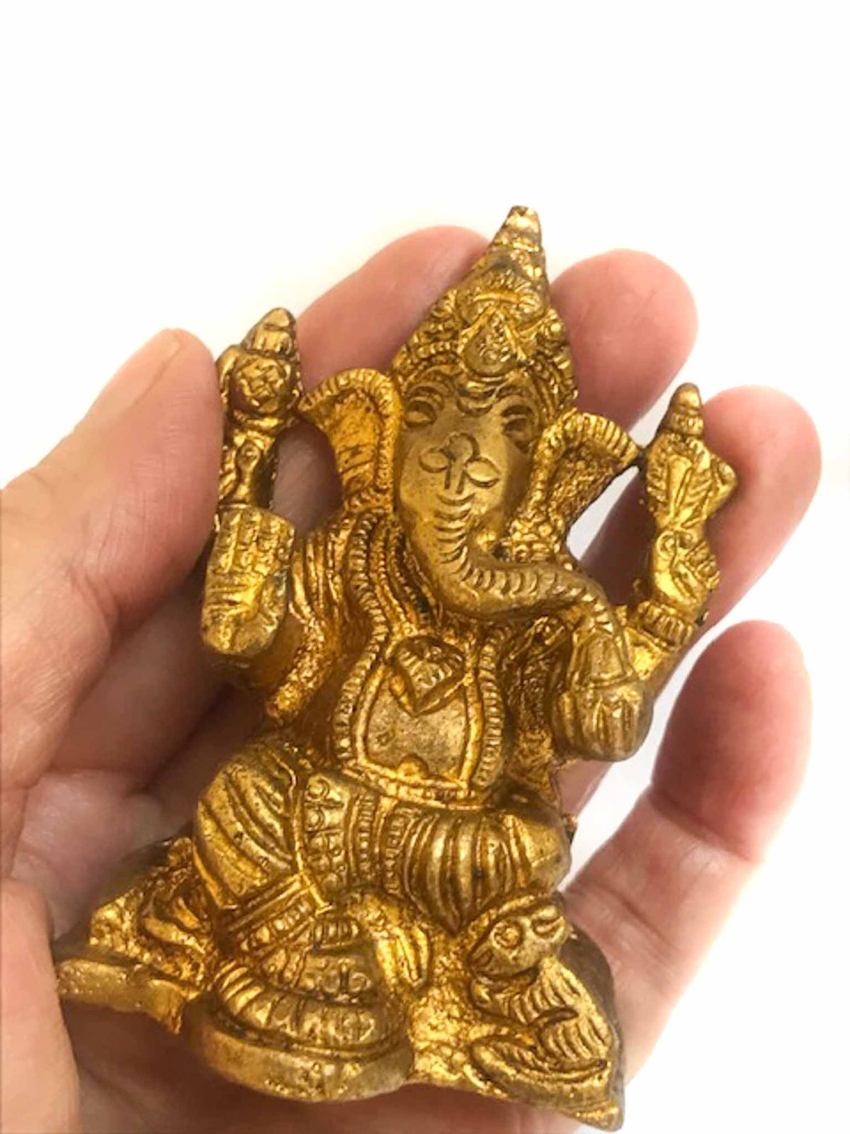 Small Premium Brass Ganesh