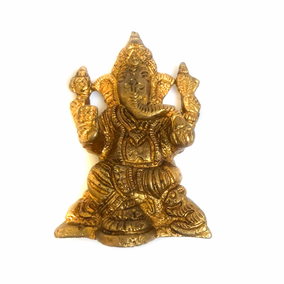 Small Premium Brass Ganesh