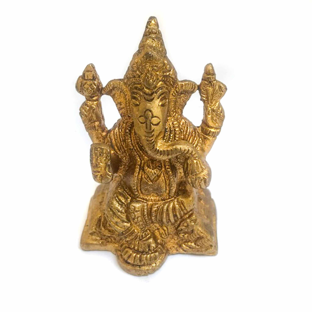 Small Premium Brass Ganesh