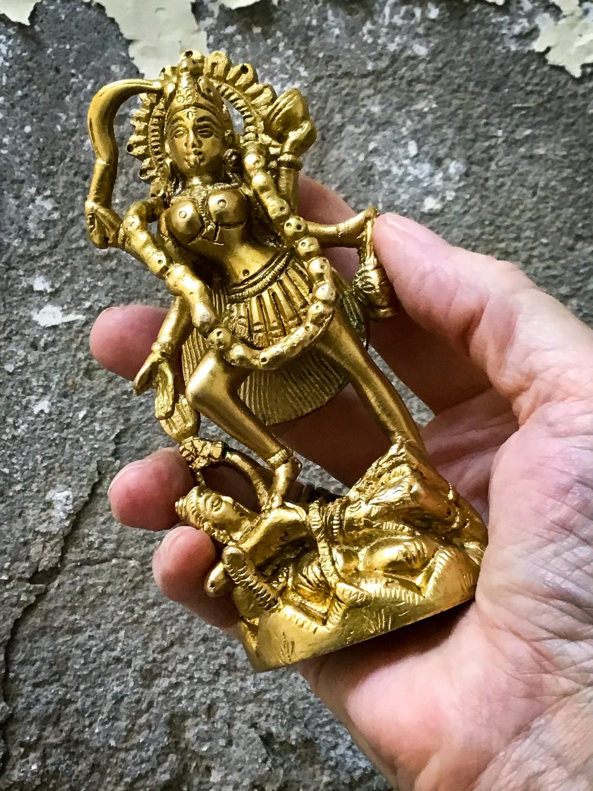 Brass Kali Statue