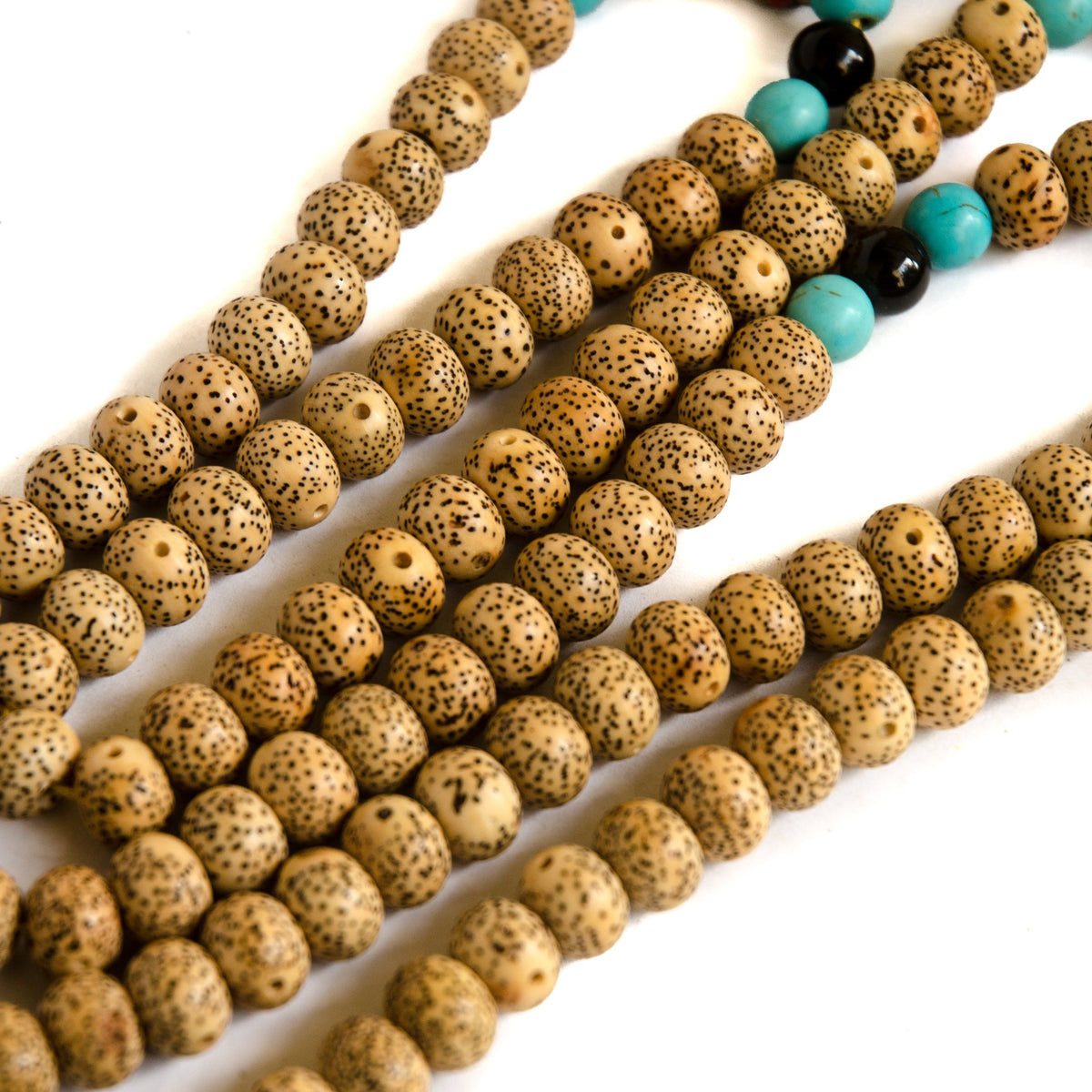 Moon and Stars bodhi seed 108 mala 