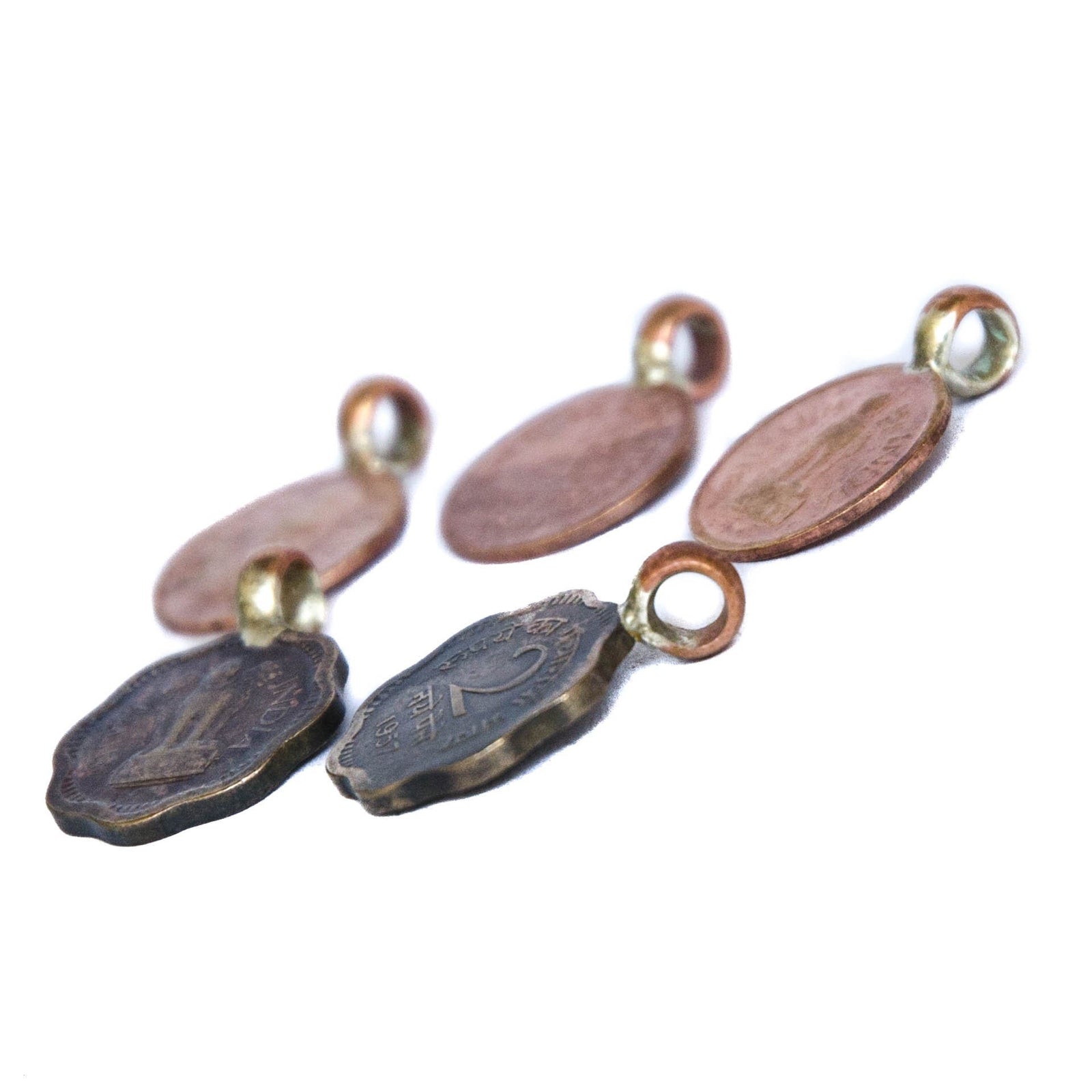 Old Indian Coin Charms