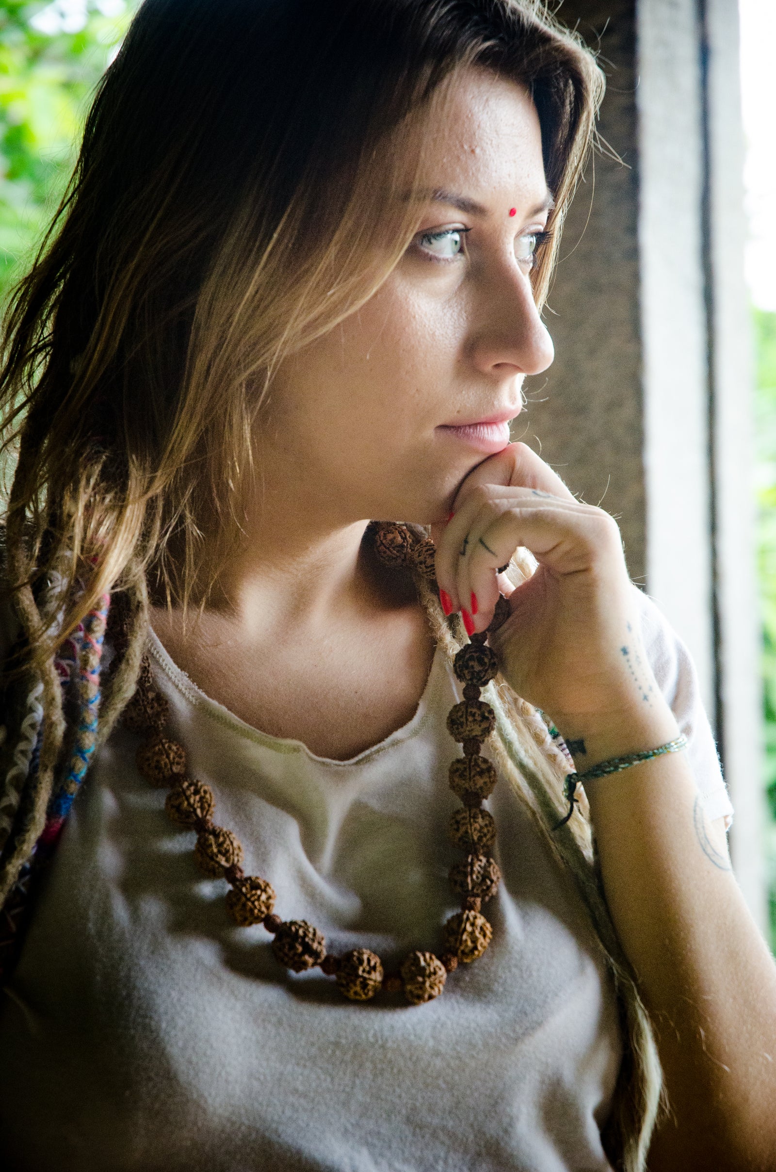 Large Rudraksha Necklace