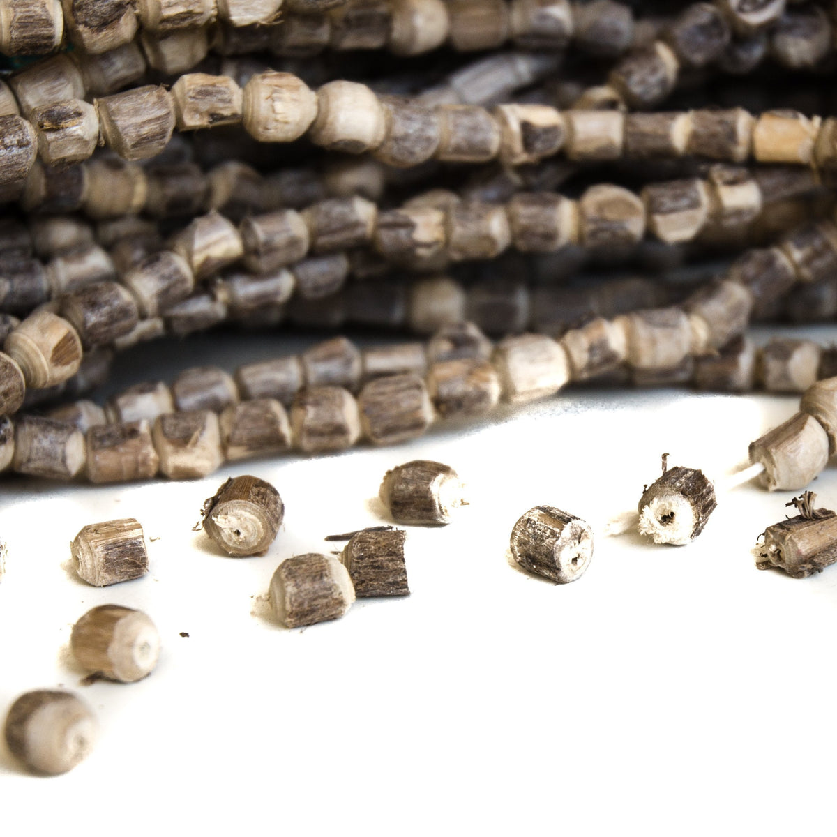 Rough Hewn Tulsi Beads