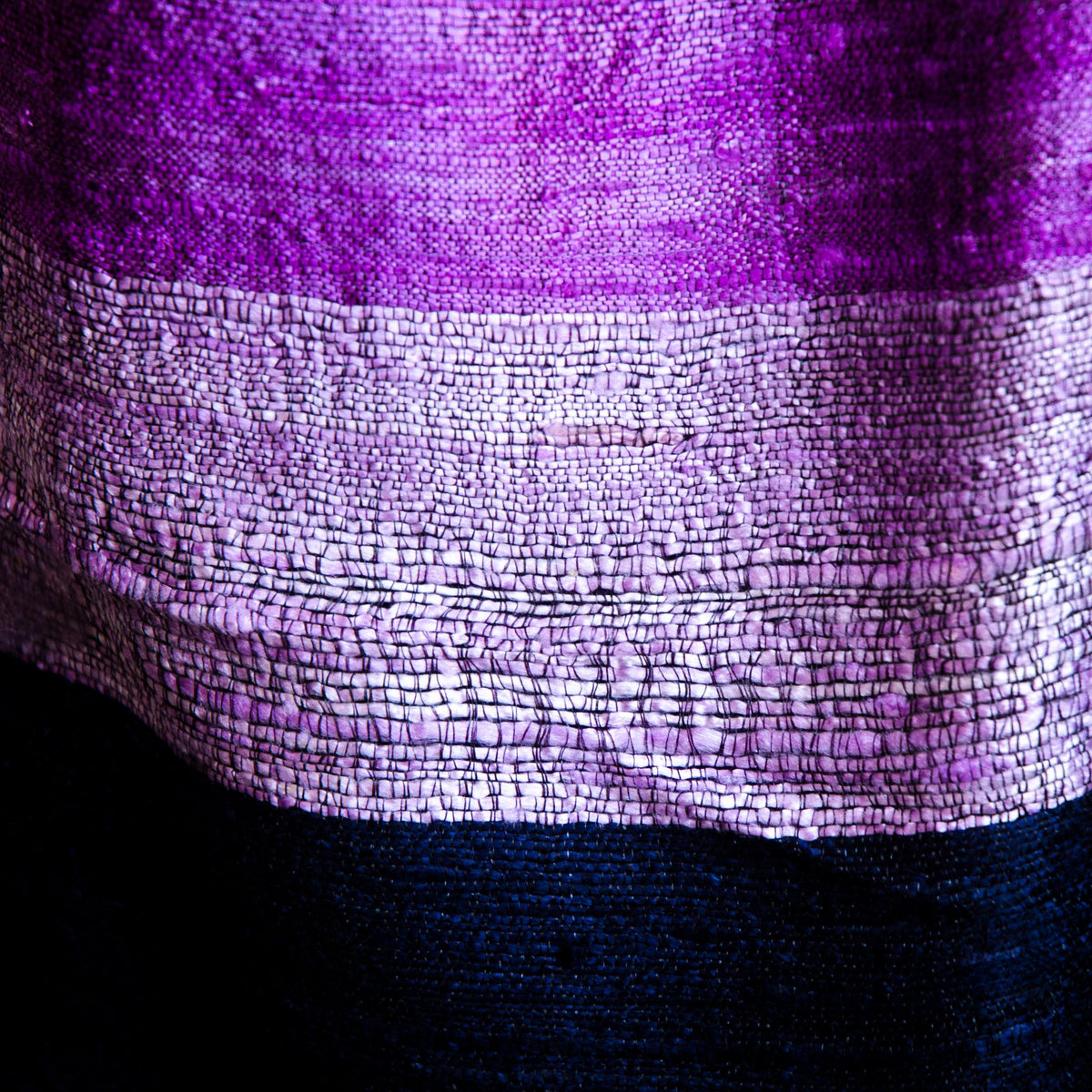 Bihari Raw Silk Scarf - Purple