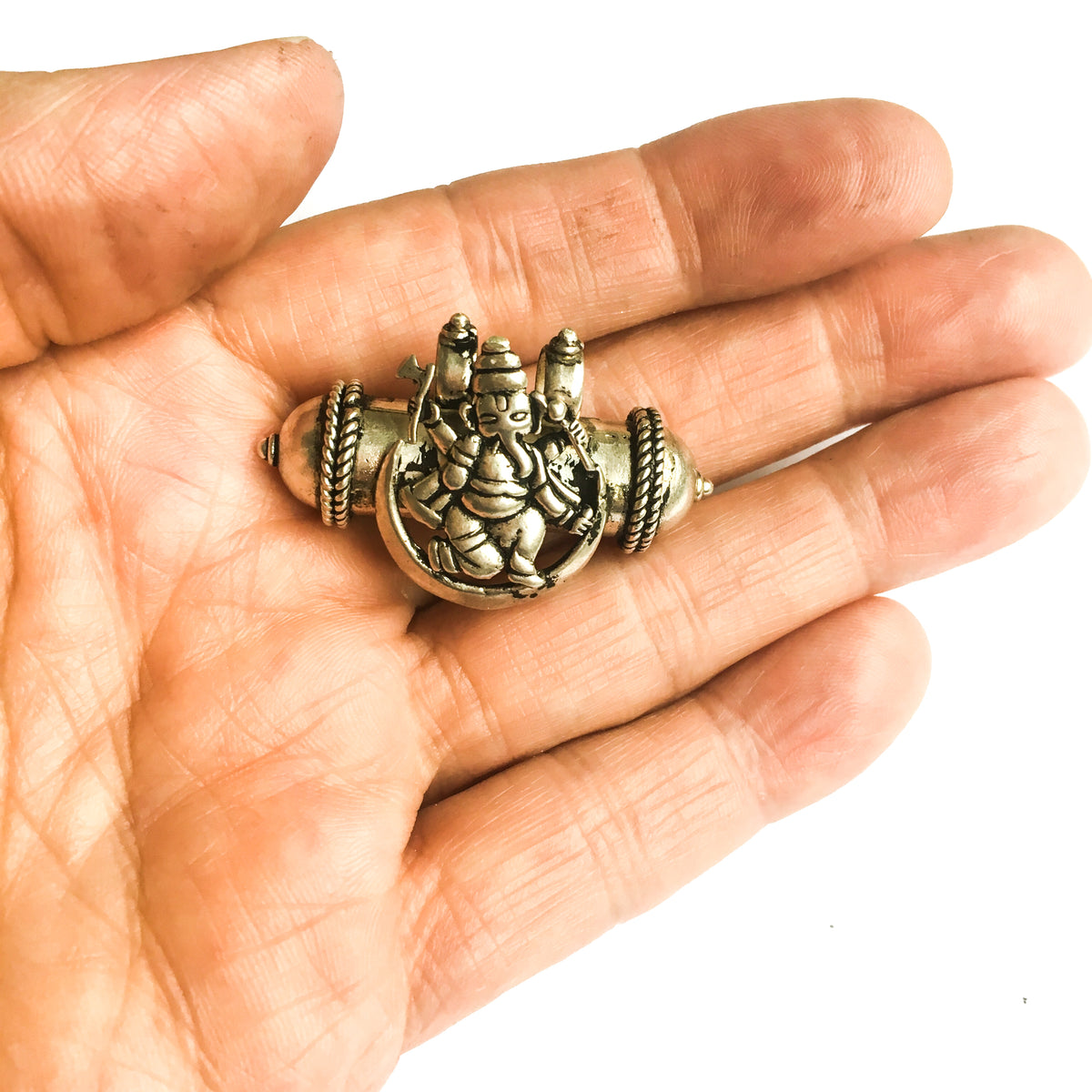 IndiOdyssey Silver Ganesh Kavach