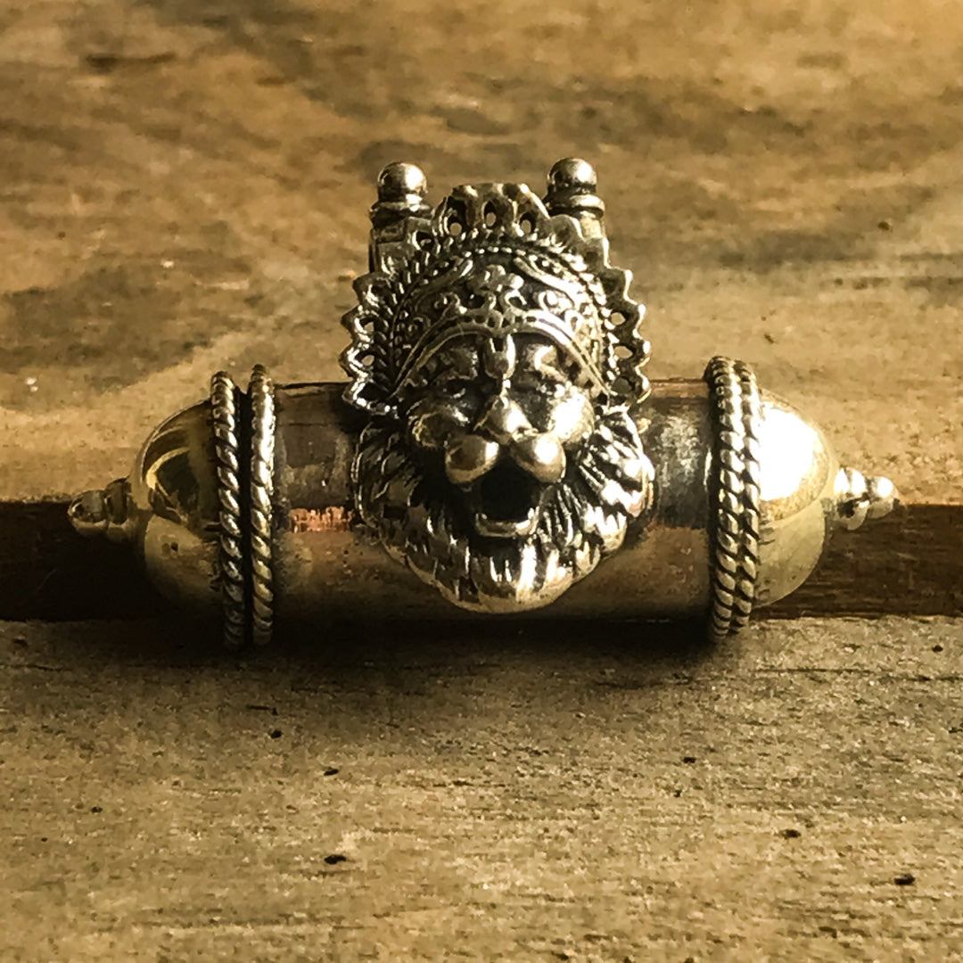 Narasimha swamy hot sale silver rings