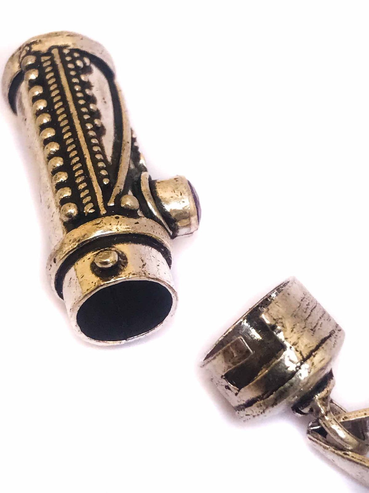 Large Vertical Kavach with Amethyst