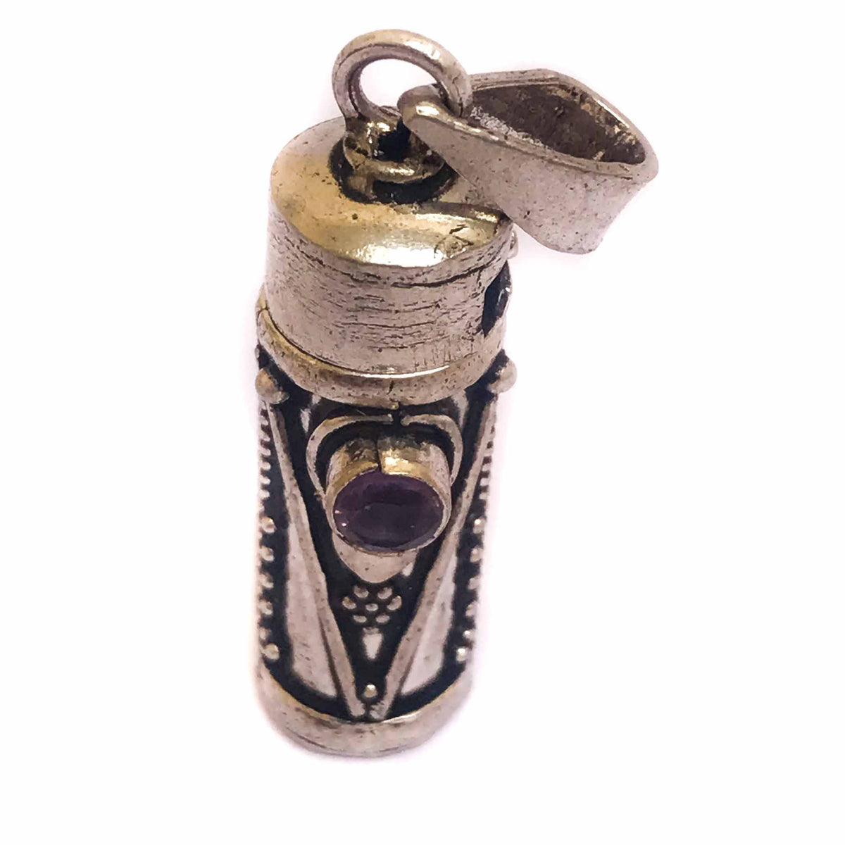 Large Vertical Kavach with Amethyst