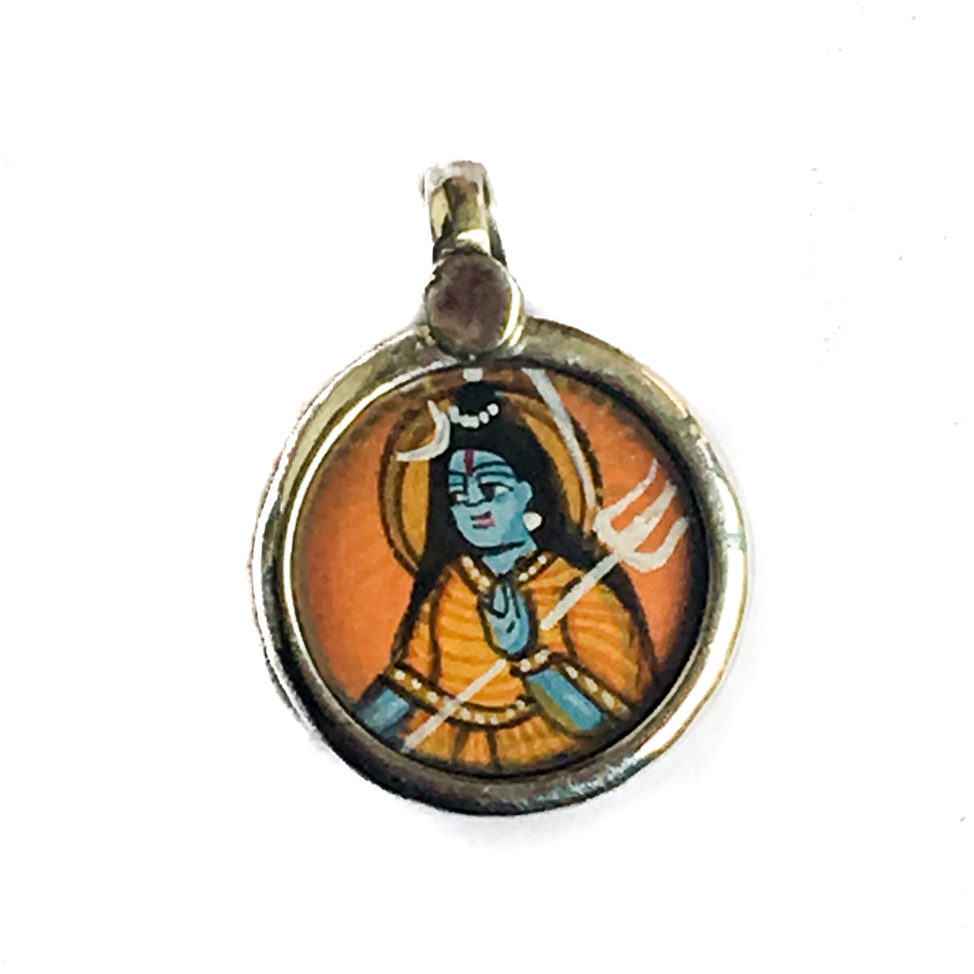 Miniature Painting of Shiva Charm by IndiOdyssey