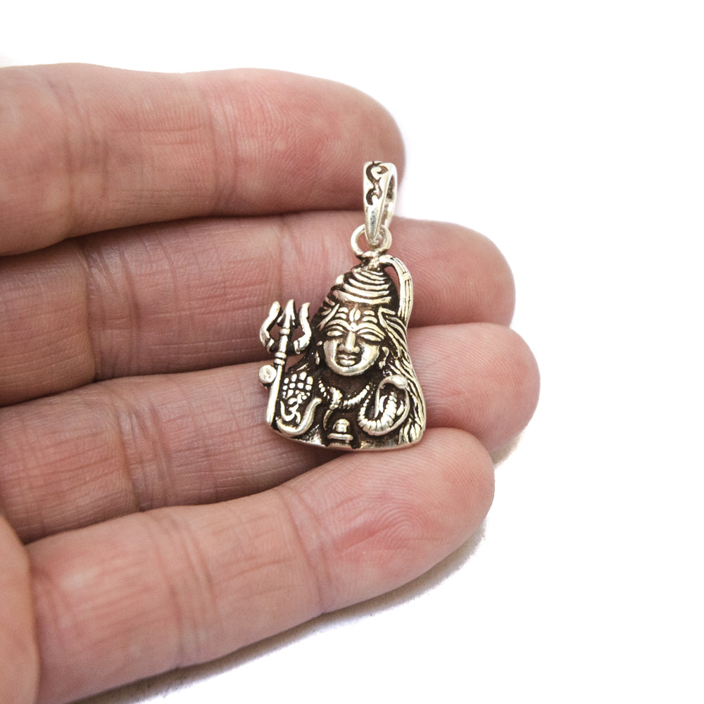 Sterling silver Shiva Pendant