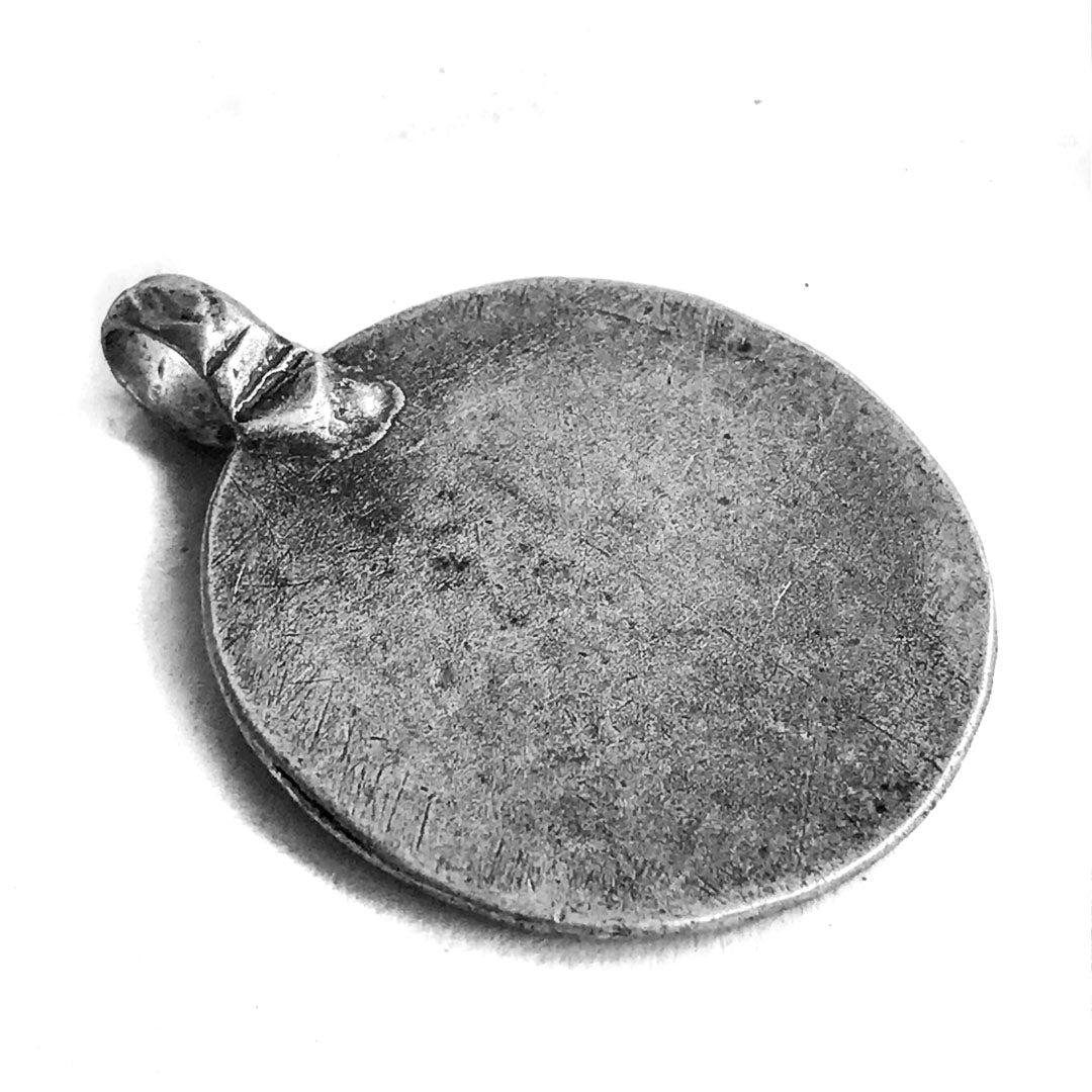 Antique Silver Shiva (Bhairava) Amulet Rajasthan ca. 1910