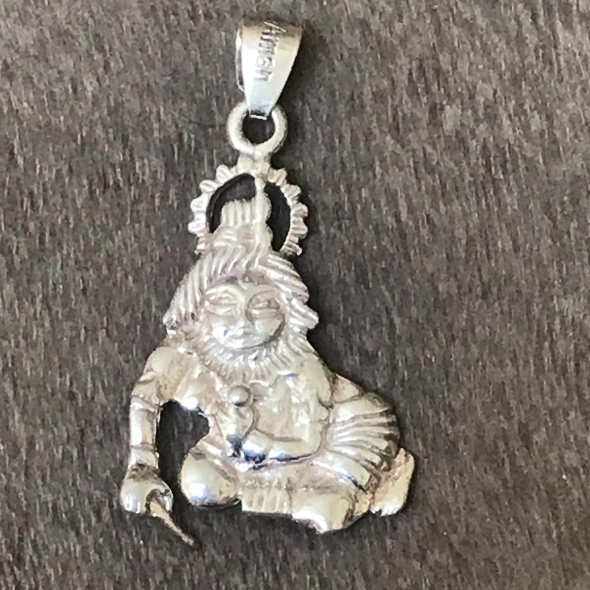 Laddu Gopal Ji Krishna Sterling Silver Pendant