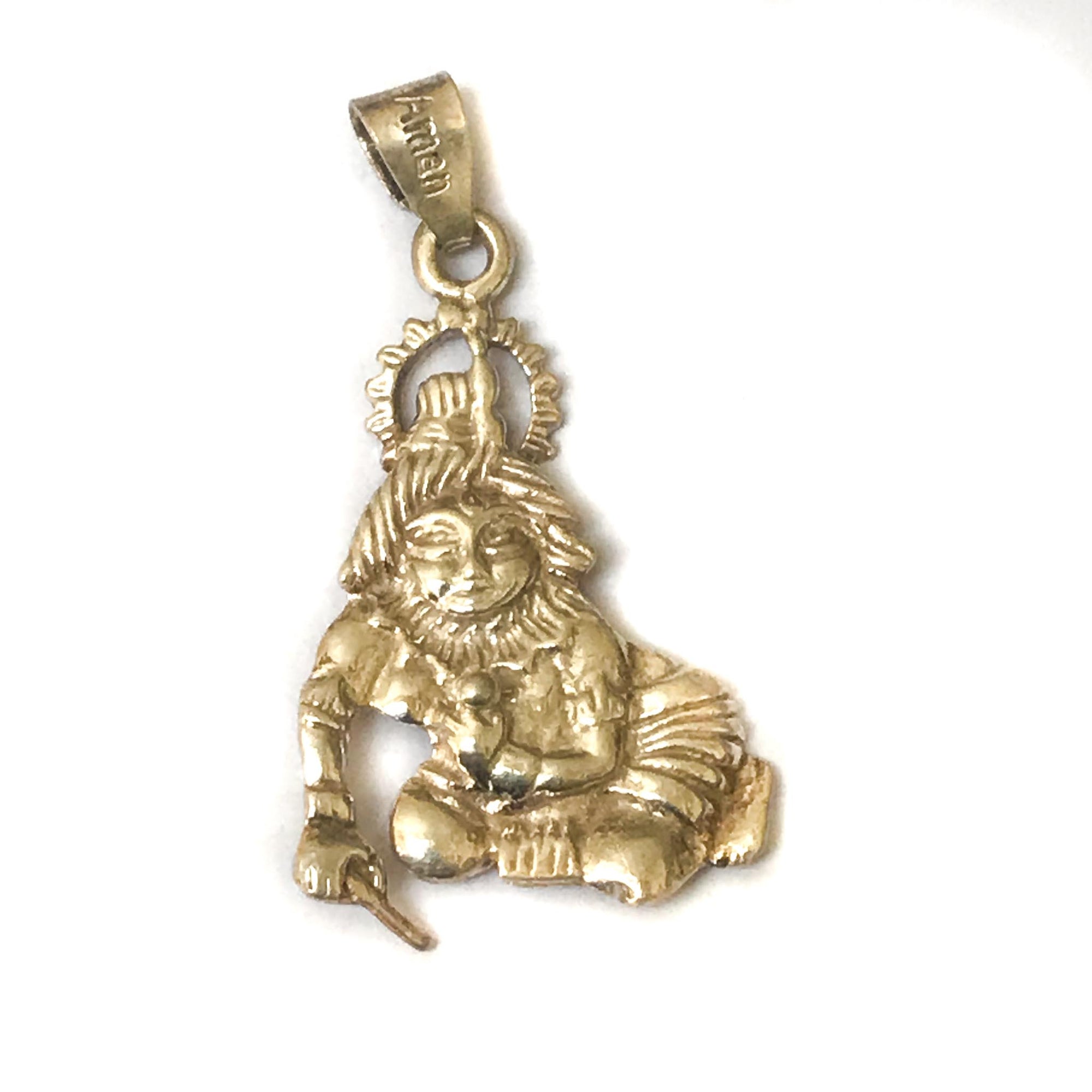 Laddu Gopal Ji Krishna Sterling Silver Pendant