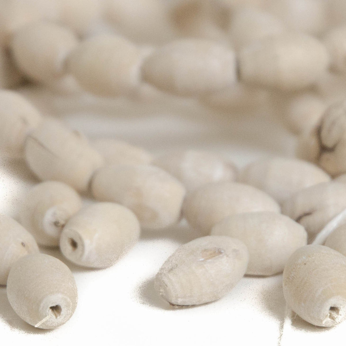 Large Barrel Tulsi Beads