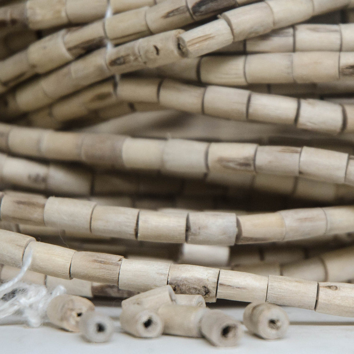 Medium Barrel Tulsi Beads