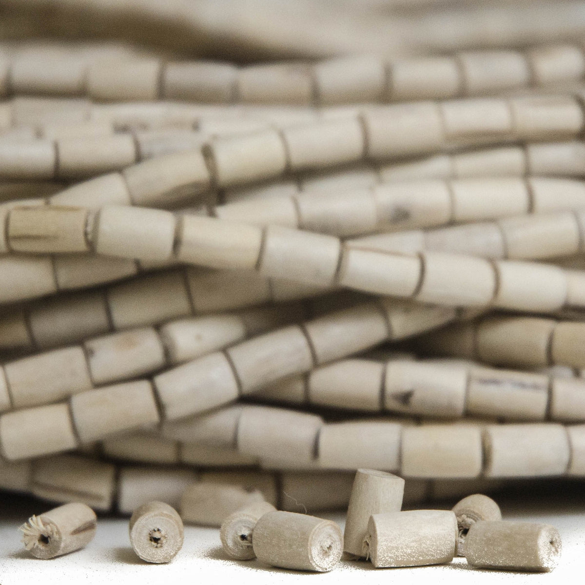 Medium Barrel Tulsi Beads