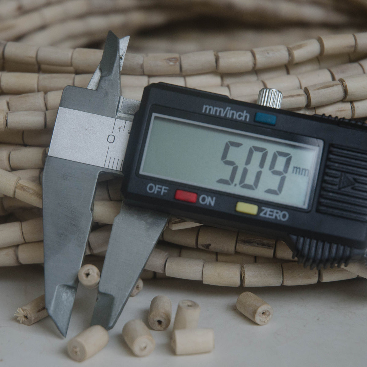 Medium Barrel Tulsi Beads