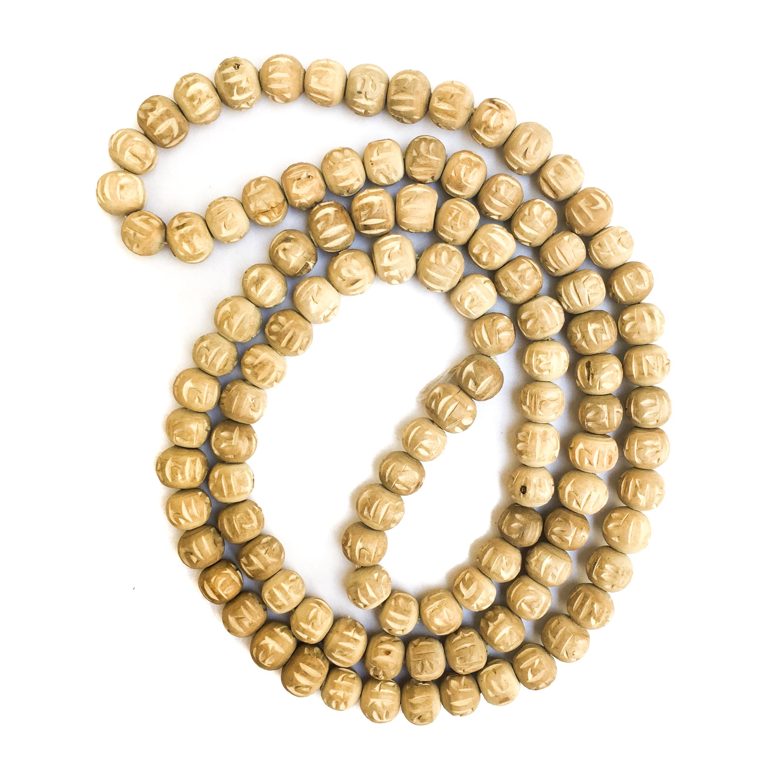 Radha Tulsi beads hand carved IndiOdyssey