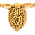 Large Intricately Carved Tulsi Sita Ram Sri Ram Pendant Necklace