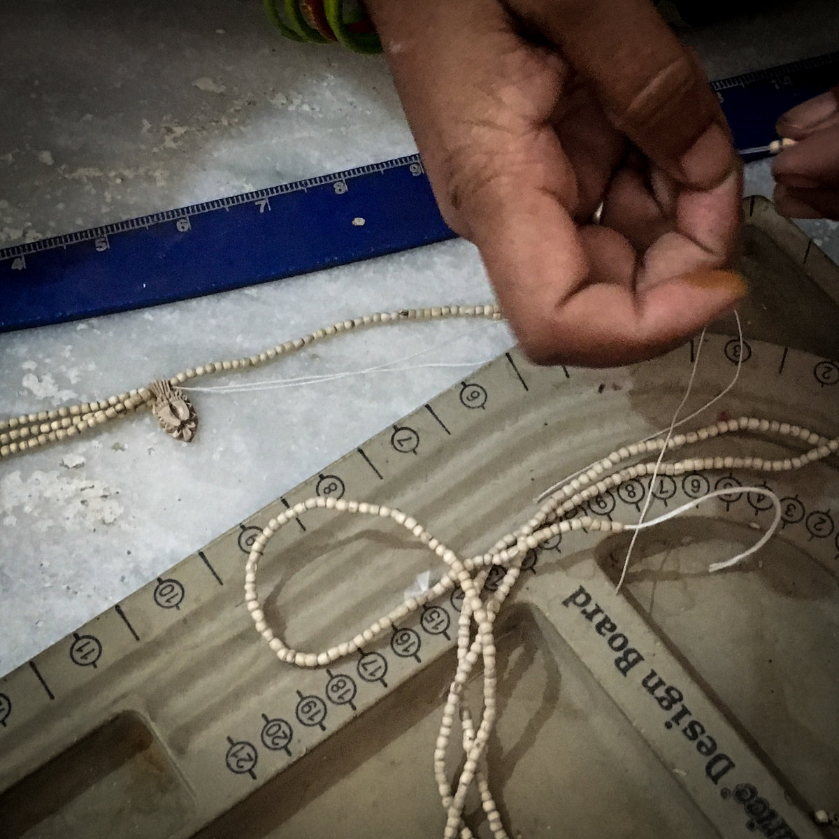 Lotus Feet Tulsi Kanthi Choker Necklace