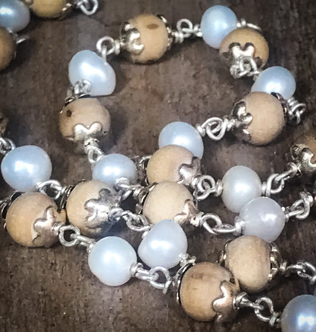 Tulasi &amp; Pearls Kanthi Necklace