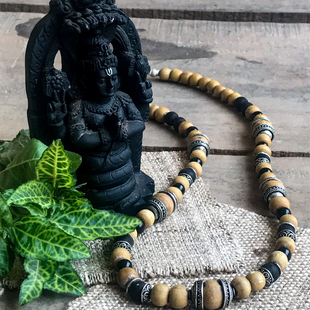 Tulasi Kanthi Necklace Sterling Silver