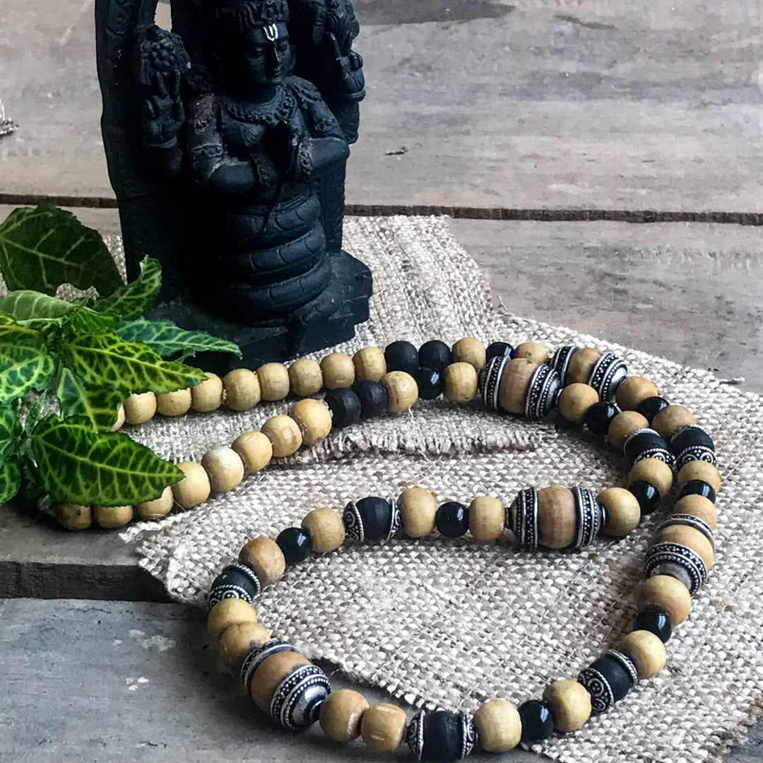 Tulasi Kanthi Necklace Sterling Silver