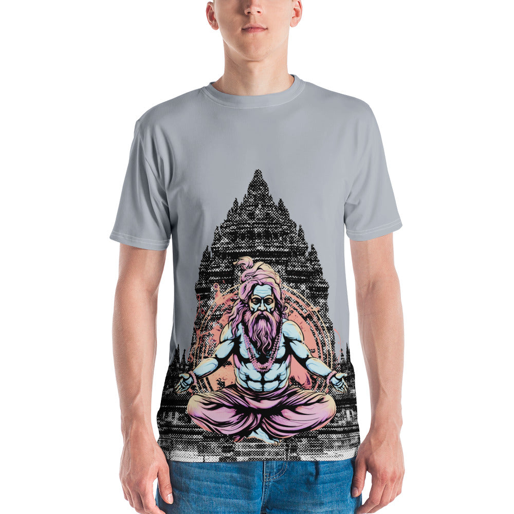 Meditating Baba Men's t-shirt