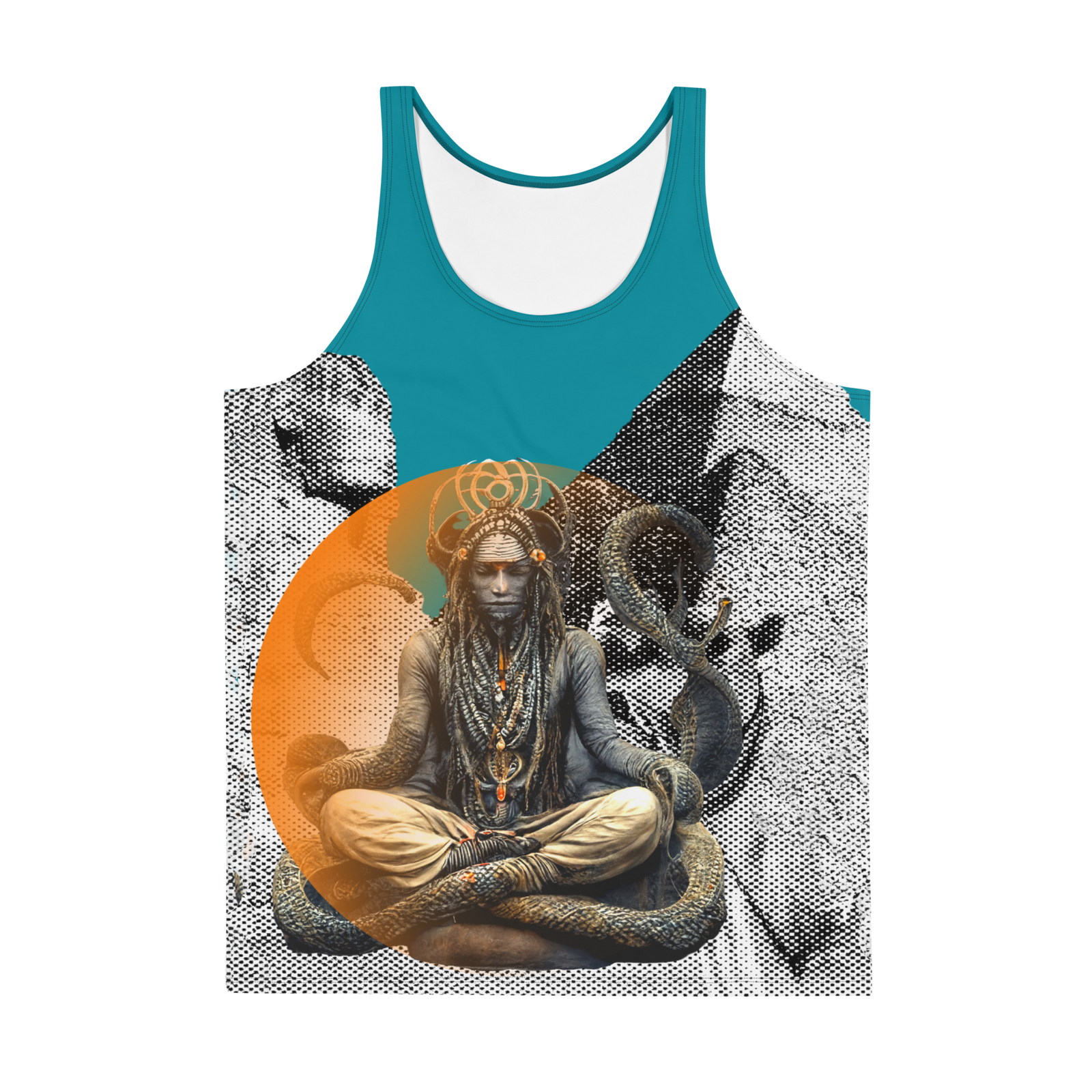 Patanjali meditating at the Great Giza Pyramids by IndiOdyssey