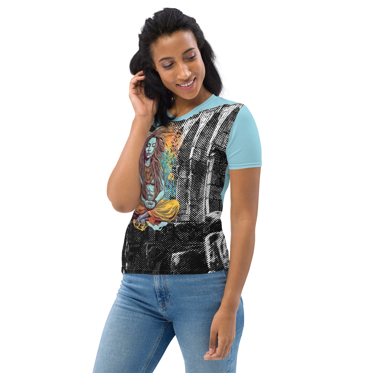 Meditating Yogini Women&#39;s T-shirt