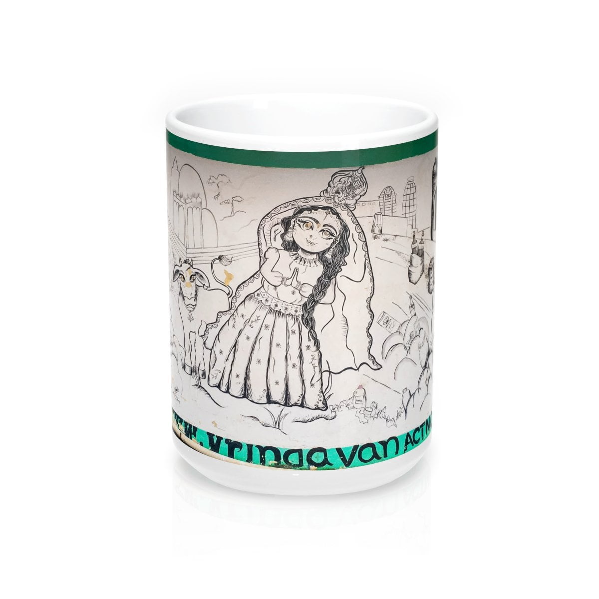 Keep Vrindavan Clean - Street Art Coffee Mug
