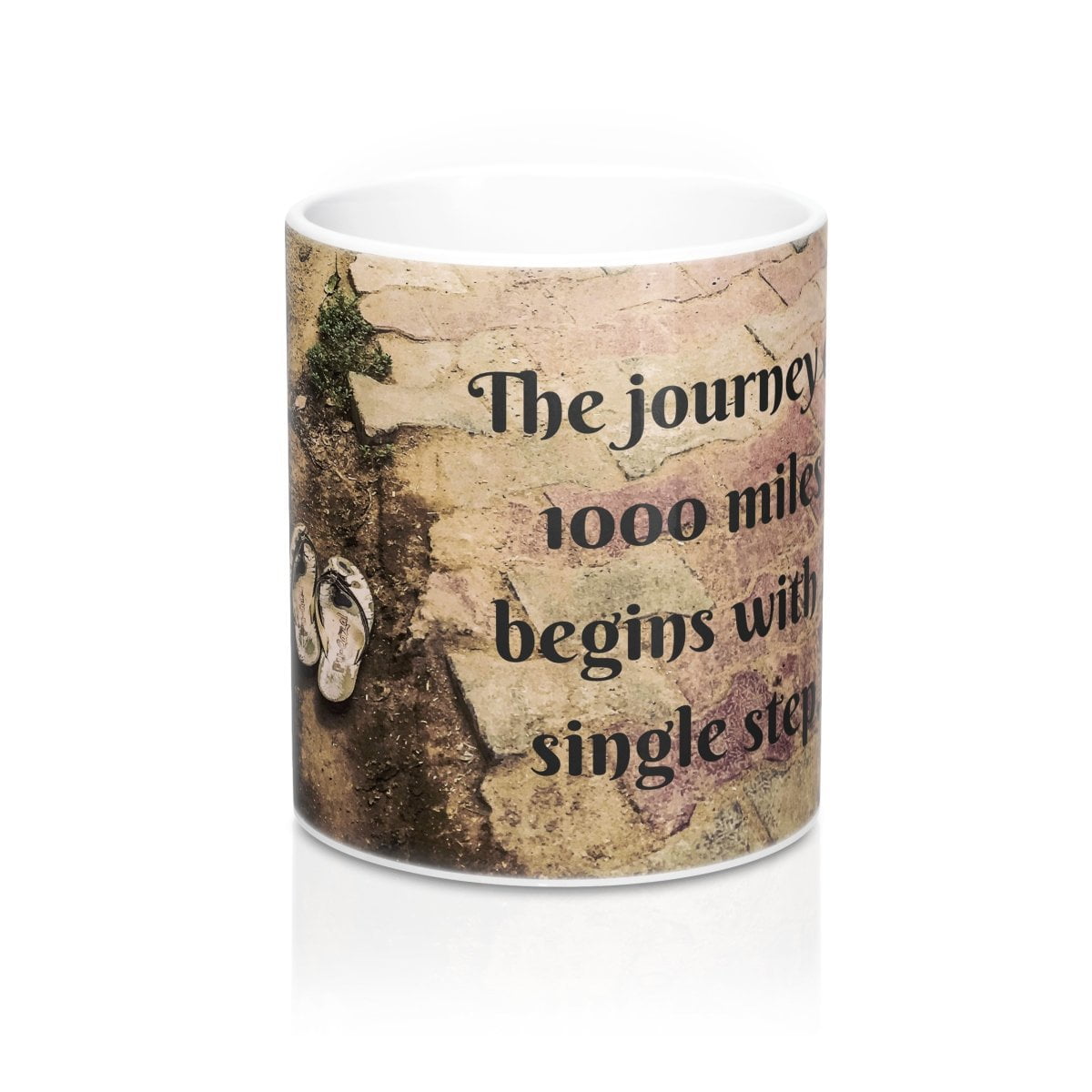 The Journey of 1000 miles...Coffee Mug