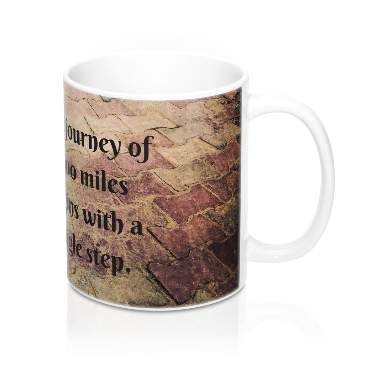 The Journey of 1000 miles...Coffee Mug