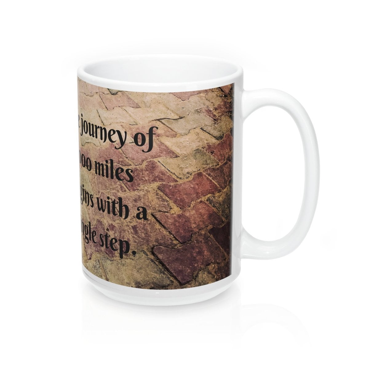 The Journey of 1000 miles...Coffee Mug