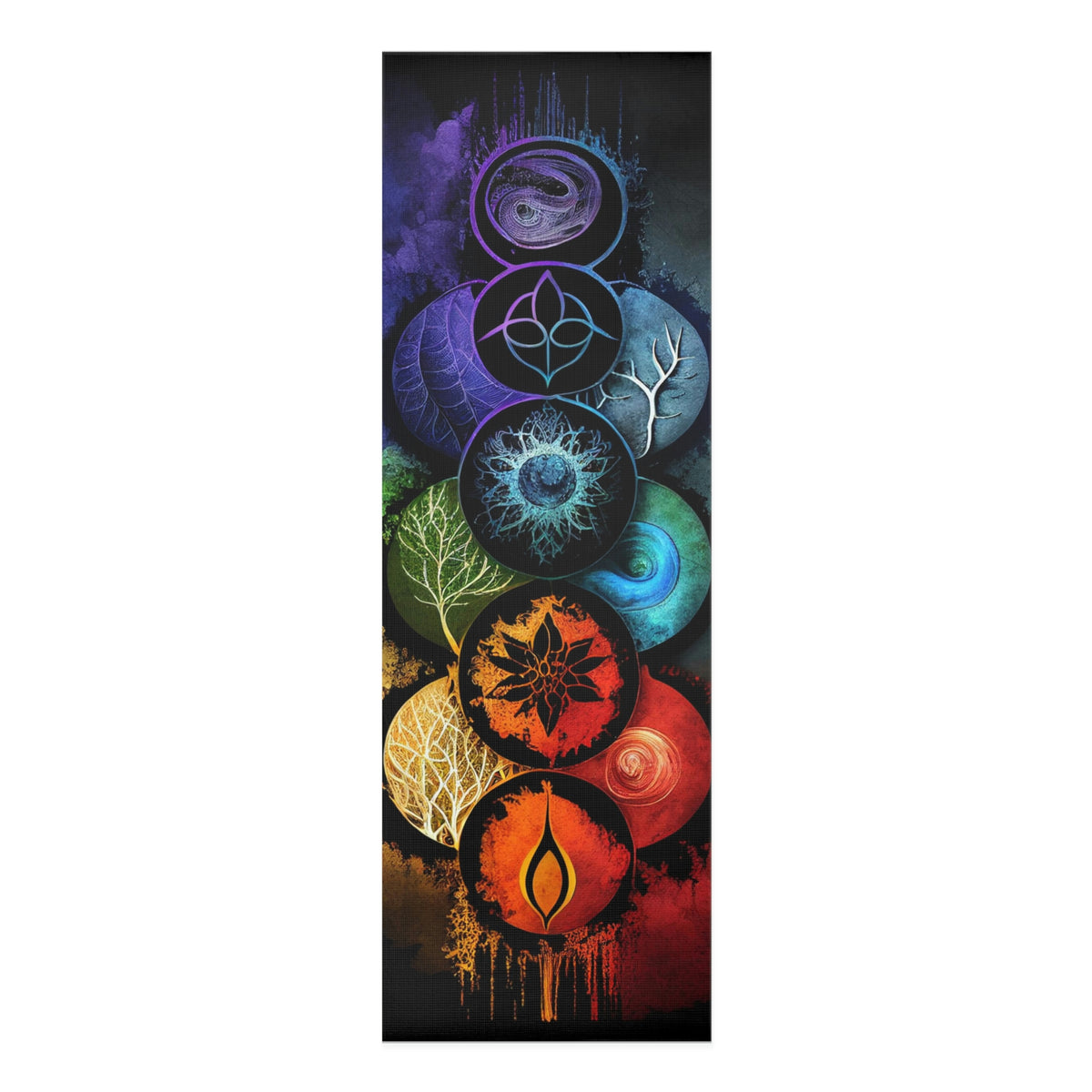 Chakra Foam Yoga Mat by IndiOdyssey