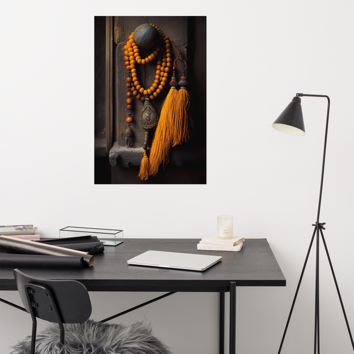 Meditation Japa Mala Poster (24 x 36 inches)