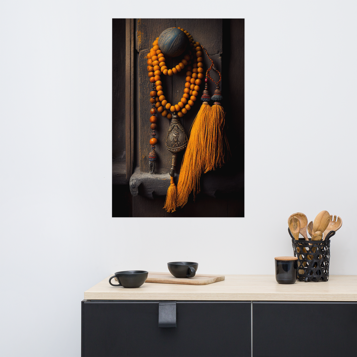 Meditation Japa Mala Poster (24 x 36 inches)