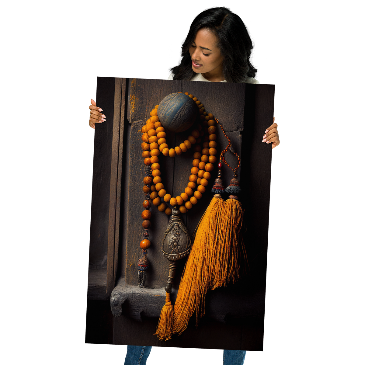 Meditation Japa Mala Poster (24 x 36 inches)