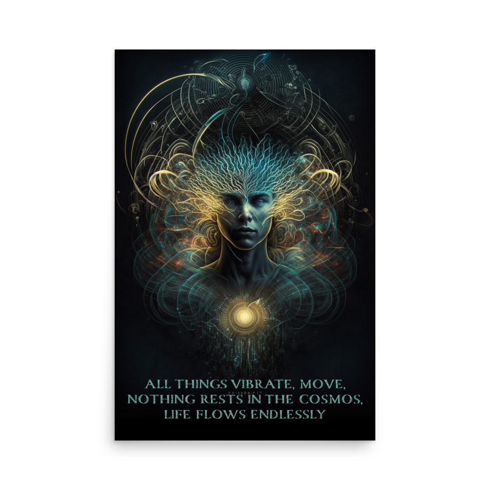 Hermetics - &quot;Nothing rests, everything moves..&quot; Poster IndiOdyssey