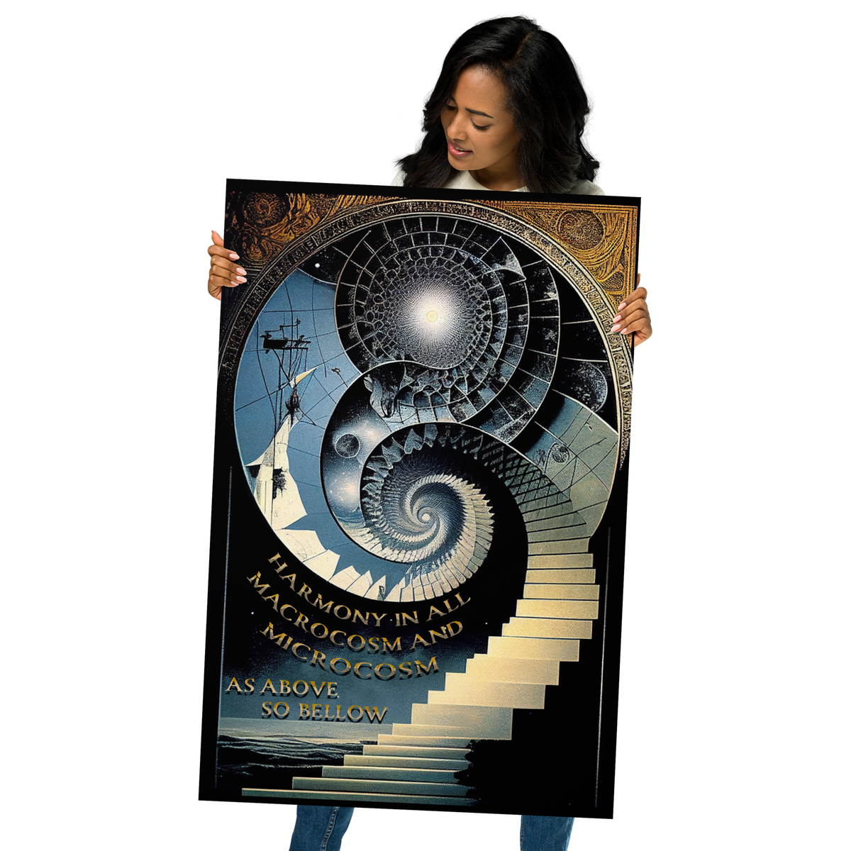 Hermetic &quot;As Above...&quot; Poster (24 x 36 inches)