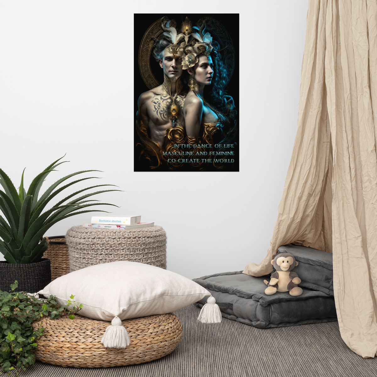 Hermetics &quot;Masculine and feminine aspect...&quot; Poster (24 x 36 inches)
